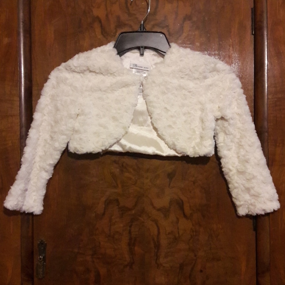 Bonnie Jean faux fur sweater